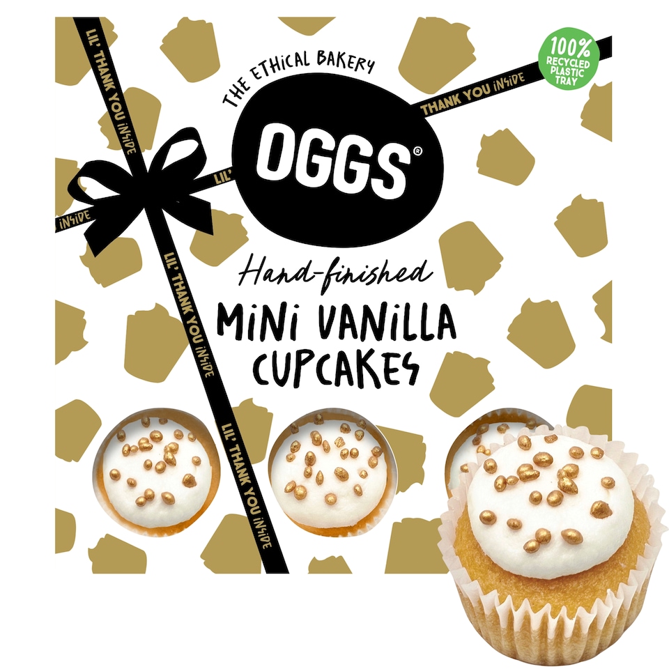 OGGS Mini Vanilla Cupcakes 9pk NEW
