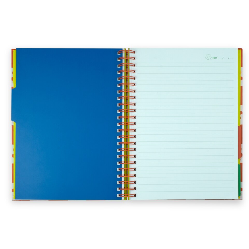 image 1 of Paperchase Retro Doodle A4 Subject Notebook