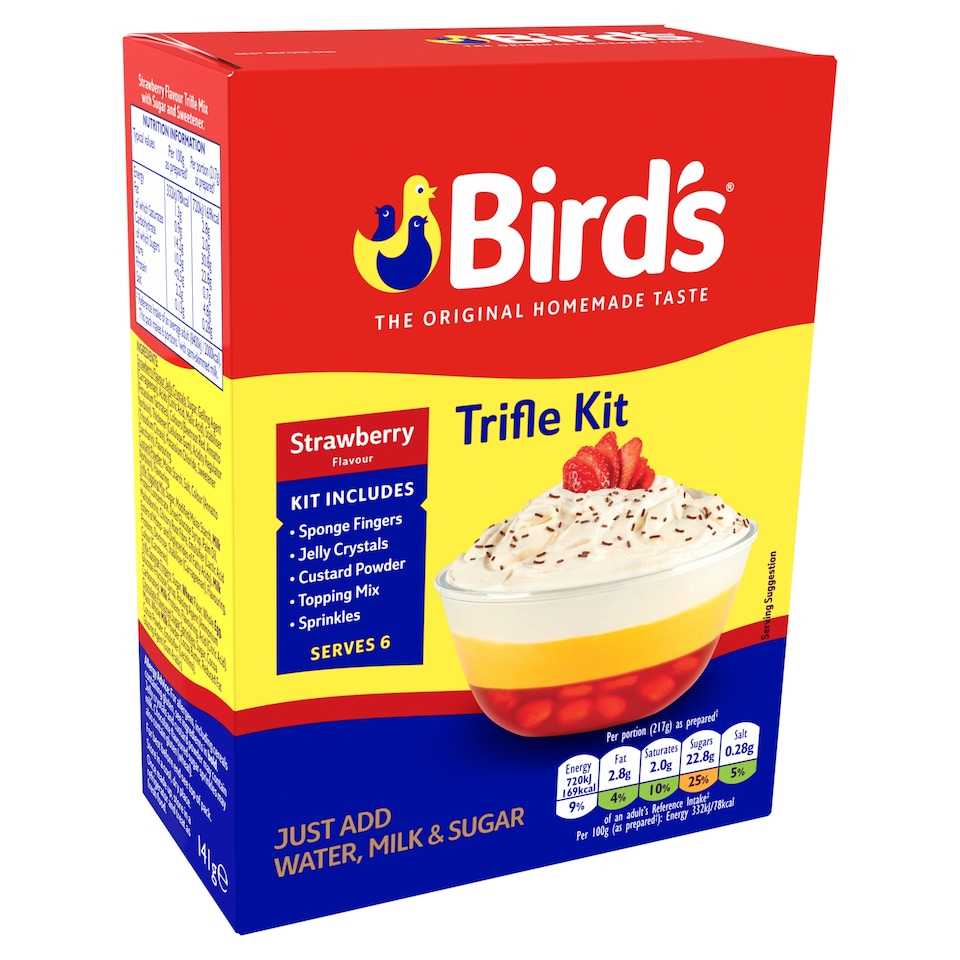 image 1 of Birds Trifle Strawberry Serve 4-6 141G