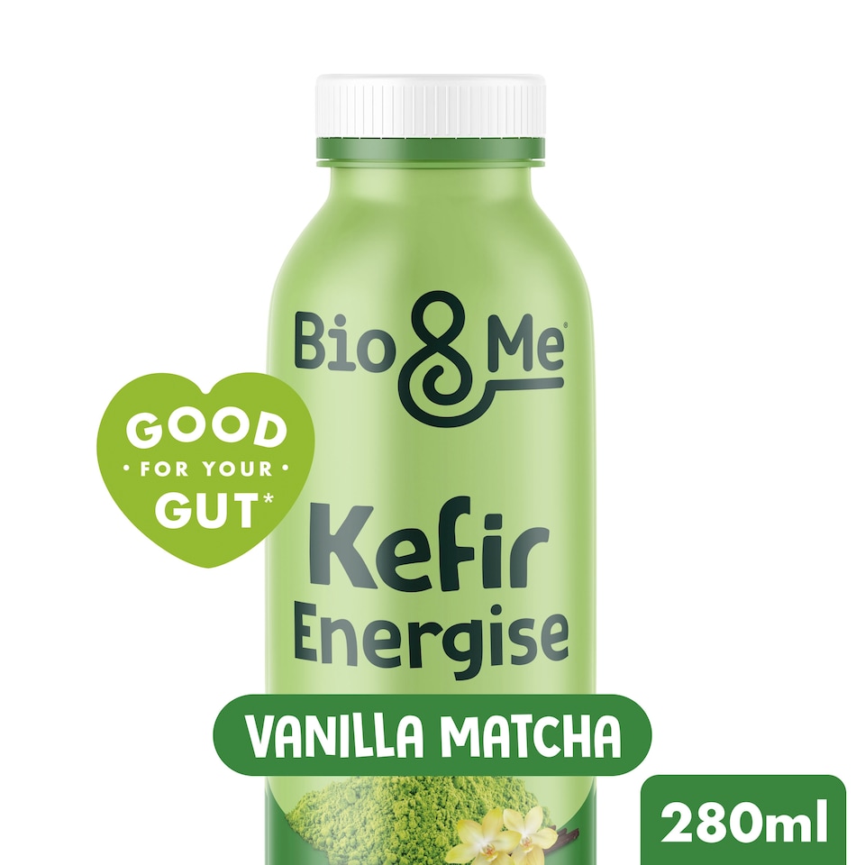 Bio&Me Natural Energy Matcha Vanilla Kefir Drink 280ml 