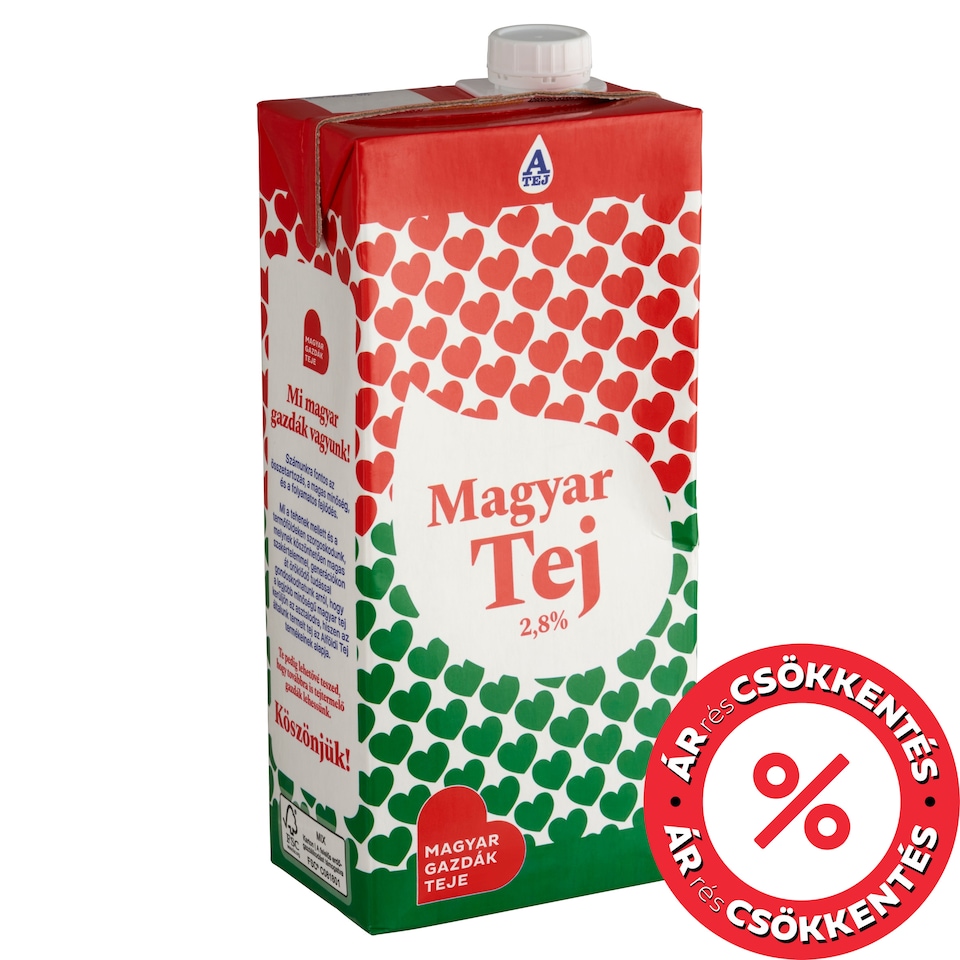 Magyar Tej UHT Milk 2,8% 1 l