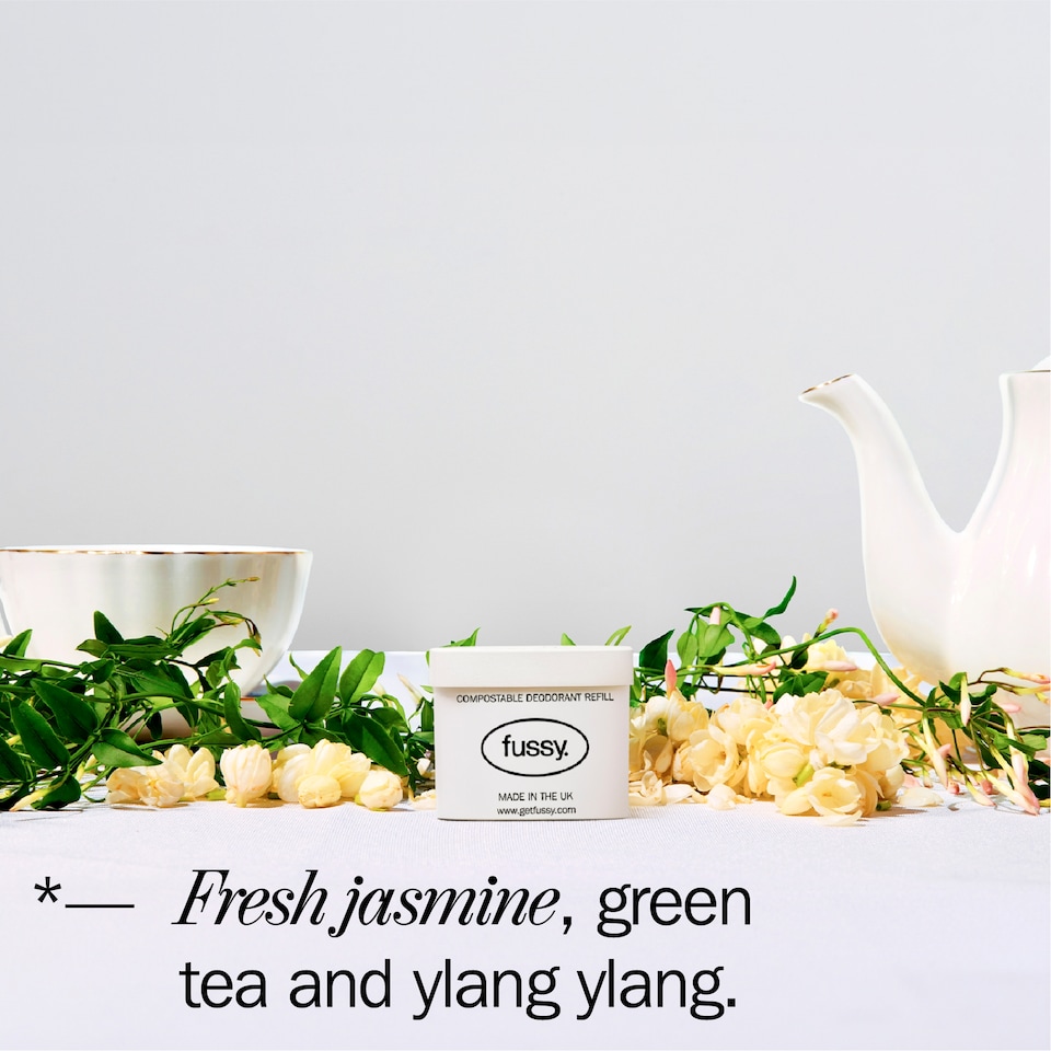 image 1 of Fussy Natural Deodorant Refill Jasmine Bloom 40g