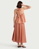 image 3 of The F&F Edit Co-ord Midi Skirt in Peach