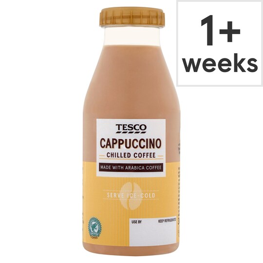 Tesco Cappuccino Chilled Coffee 300Ml Tesco Groceries