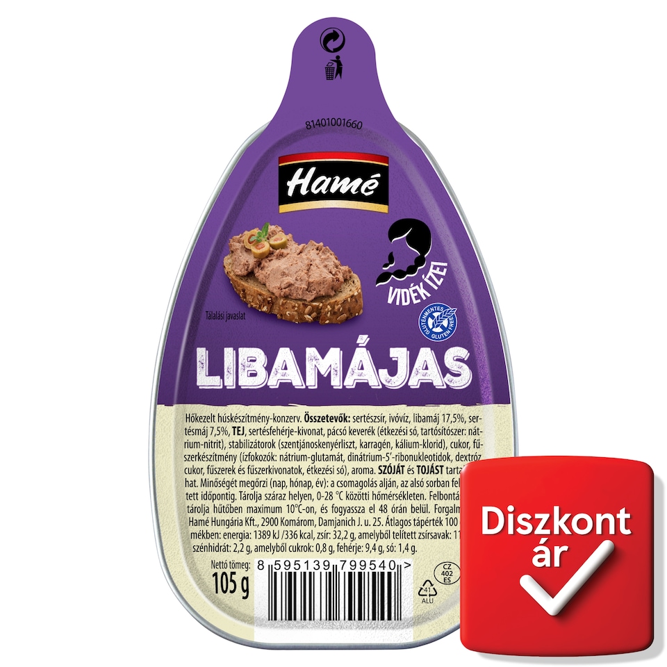 Hamé libamájas 105 g