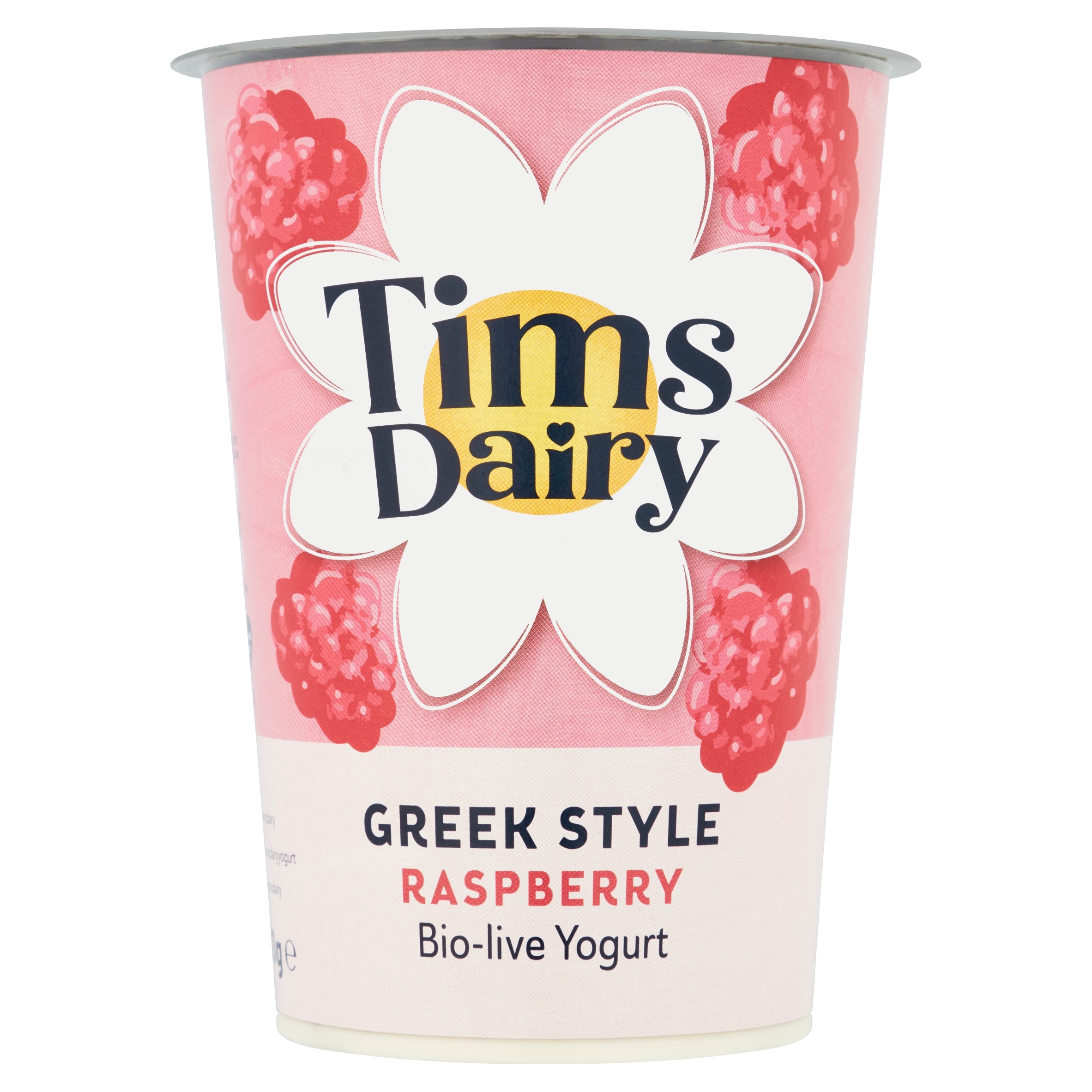 Tims Raspberry Greek Family Yogurt 450g