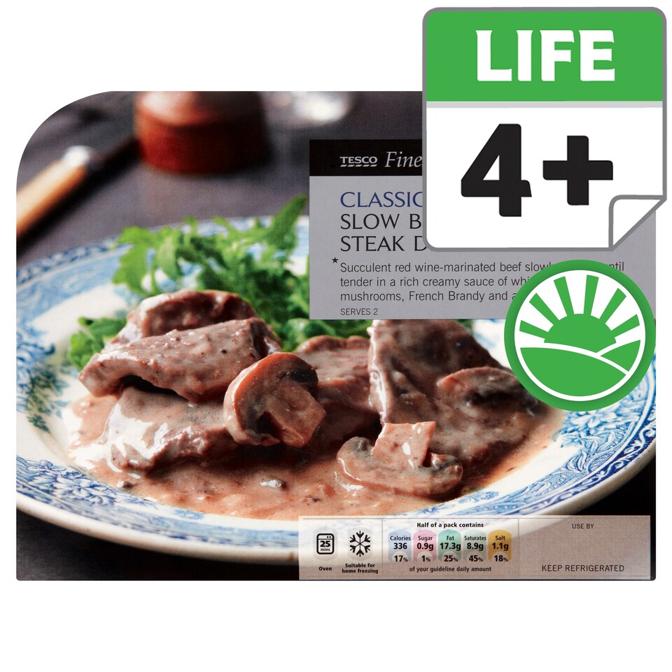 Tesco Finest* Steak Diane 450G