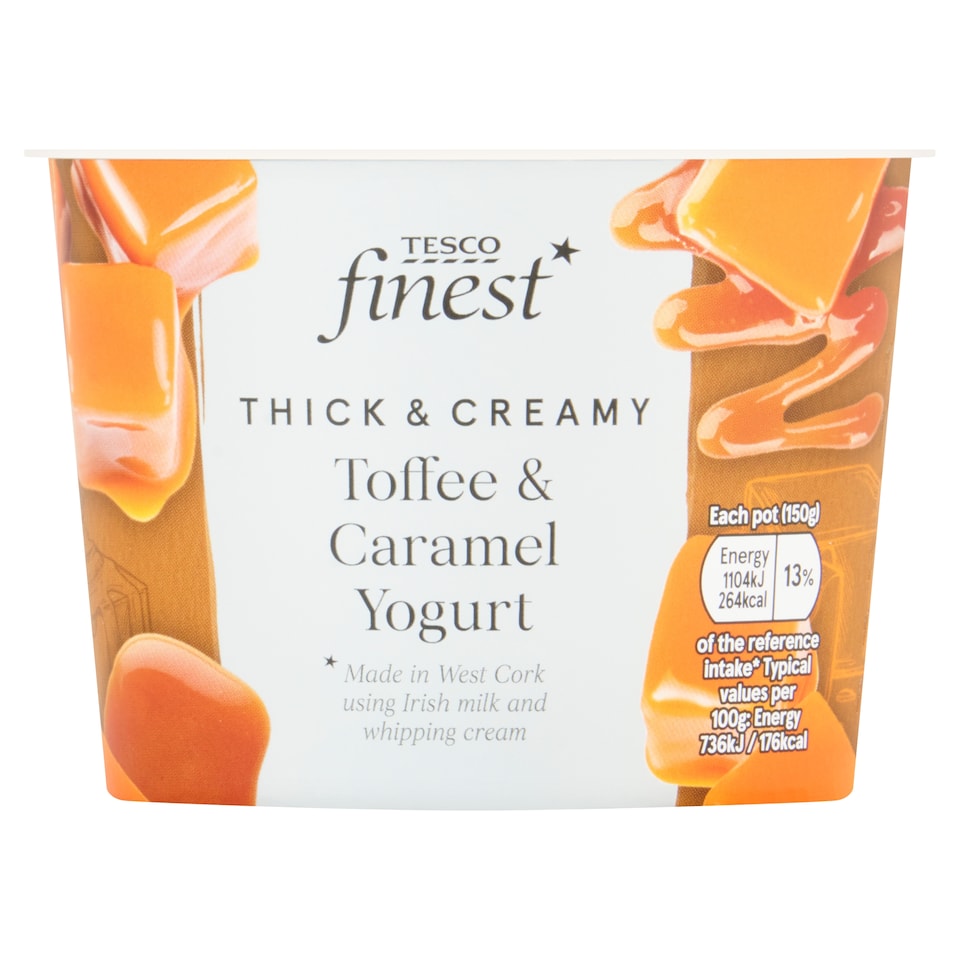 Tesco Finest Toffee & Caramel Yogurt 150g