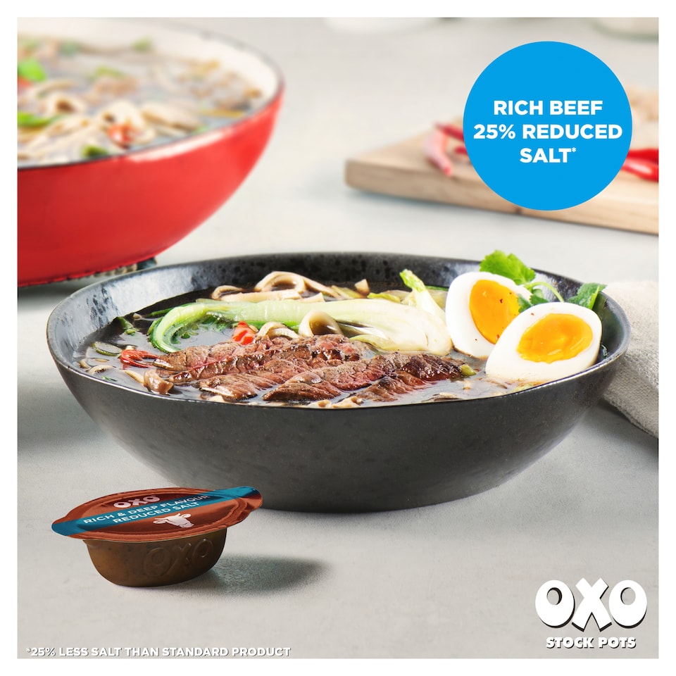 image 1 of Oxo Reduced Salt Beef Stock Pots With Rosemary 4X20g