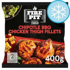 Tesco Firepit Chipotle BBQ Chicken Thigh Fillets 400g