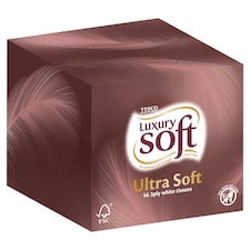 Tesco Luxury Soft Facial Tissue Ultra Soft 56 sheets