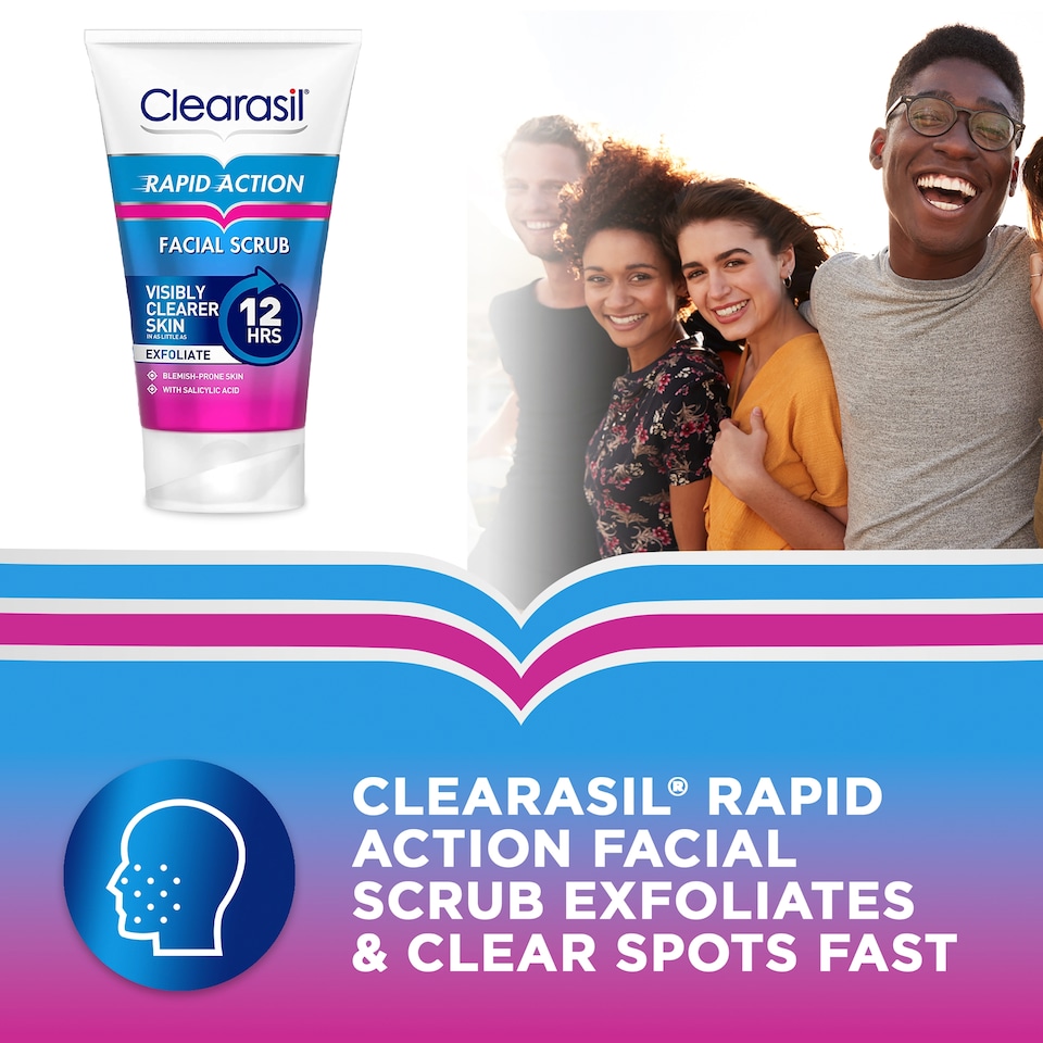 image 1 of Clearasil Ultra Rapid Action Scrub 125Ml