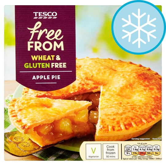 Tesco Free From Apple Pie 447G Tesco Groceries