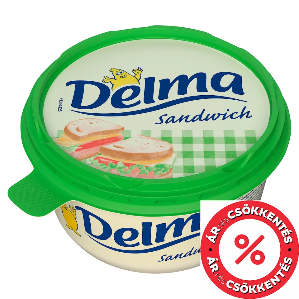 Delma Sandwich 20% zsírtartalmú margarin 450 g