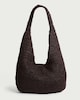 image 1 of SACHA Straw Woven Shoulder Bag in Brown