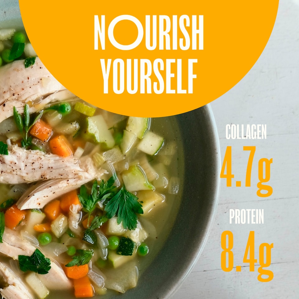 image 1 of Borough Broth Free-Range Organic Chicken Bone Broth 324g
