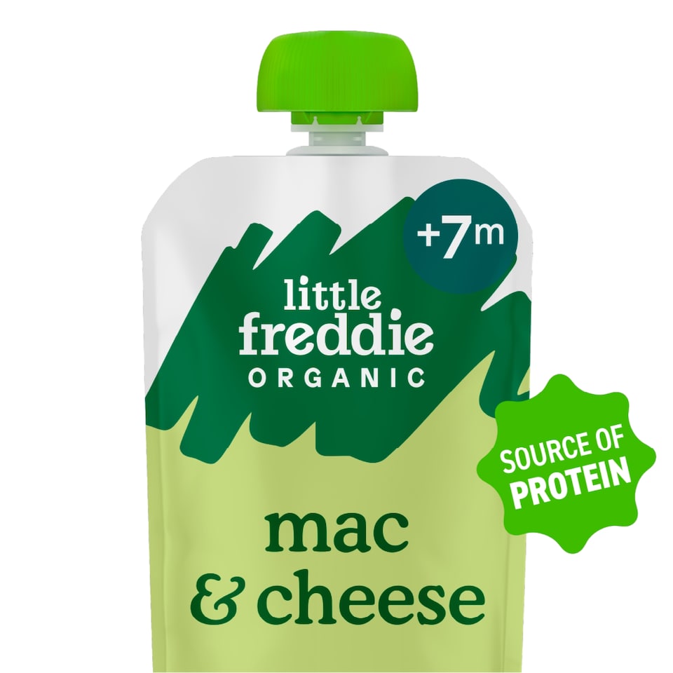 image 1 of Little Freddie Organic Mac and Cheese with Broccoli & Cauliflower Baby Food Pouch Single 7m+ 130g
