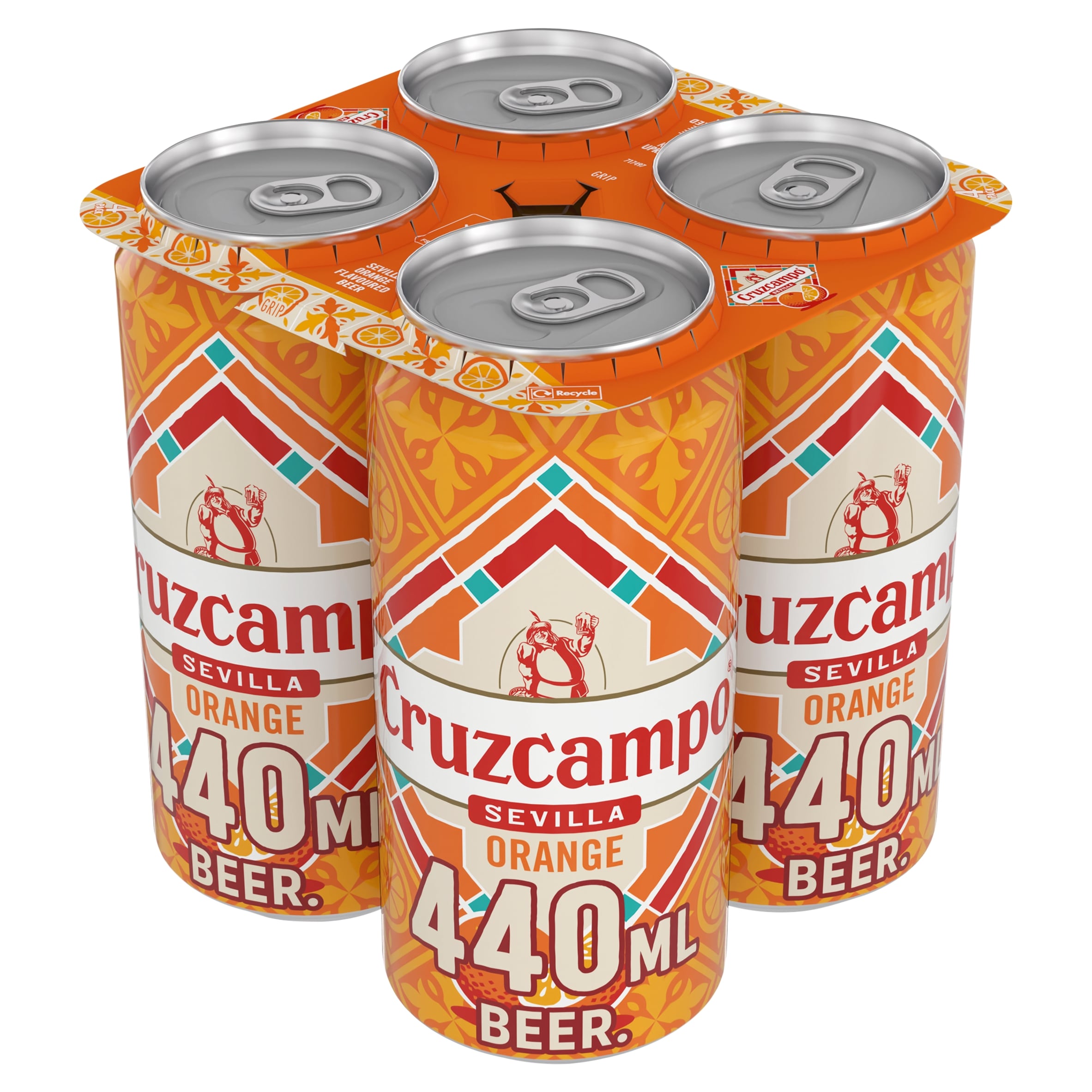 Cruzcampo Sevilla Orange Beer 4x440ml