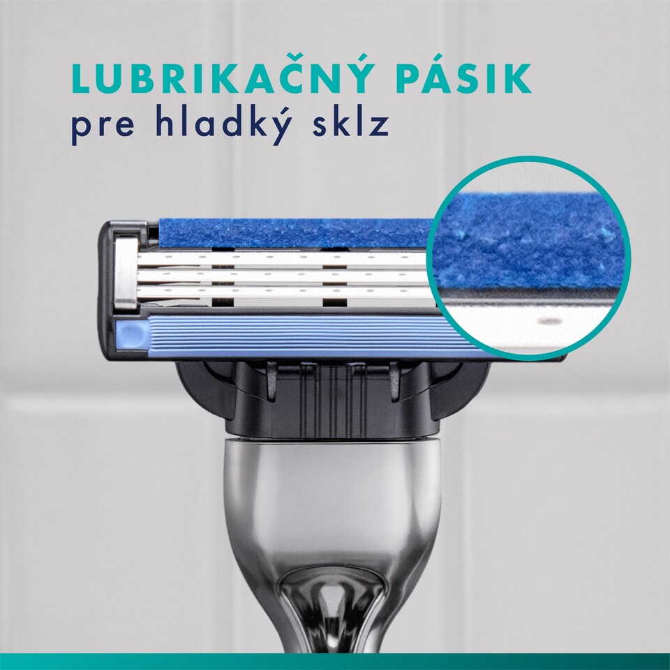 obrázok 1 z Gillette Mach3 Holiaci Strojček pre Mužov, 1 Gillette Holiaci Strojček s 3 Čepieľkami