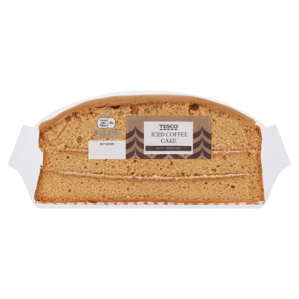 Tesco Iced Coffee Madeira Cake with Buttercream