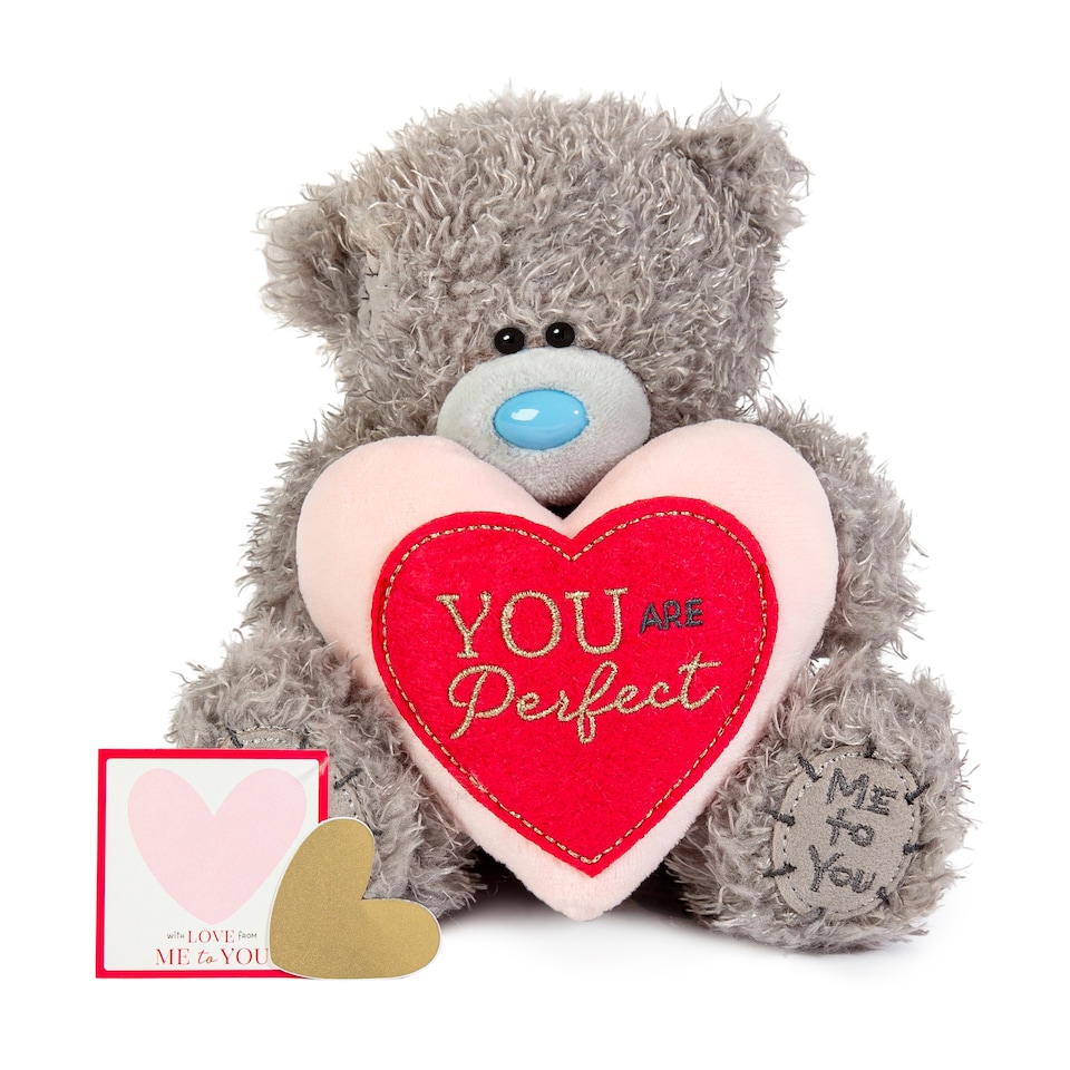 Me To You Valentines Heart Personalised Bear