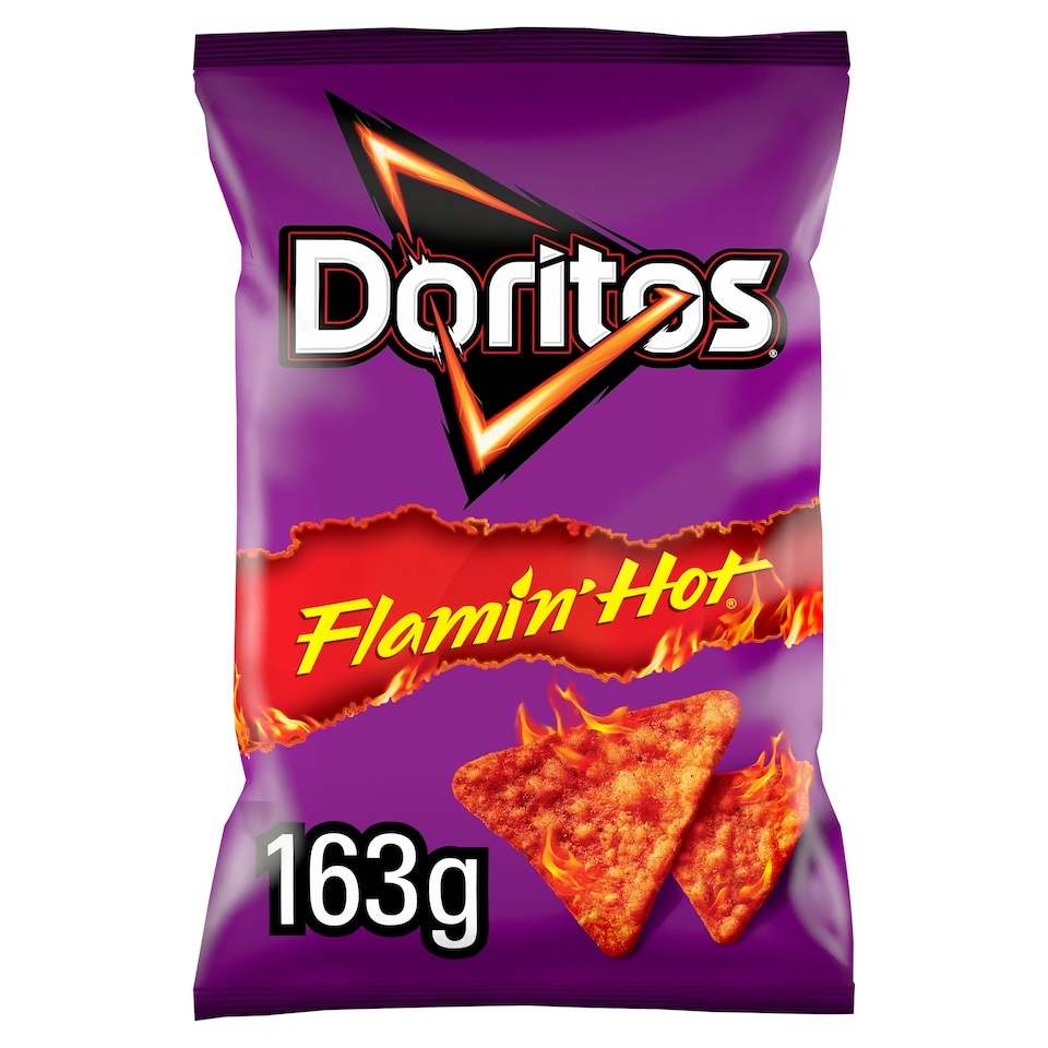 Doritos Extra Flamin' Hot Tortilla Chips 163g