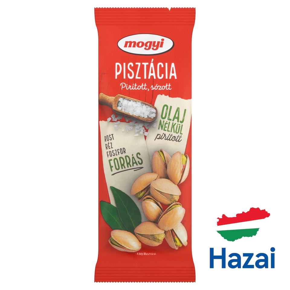 Mogyi pirított sózott héjas pisztácia 60 g