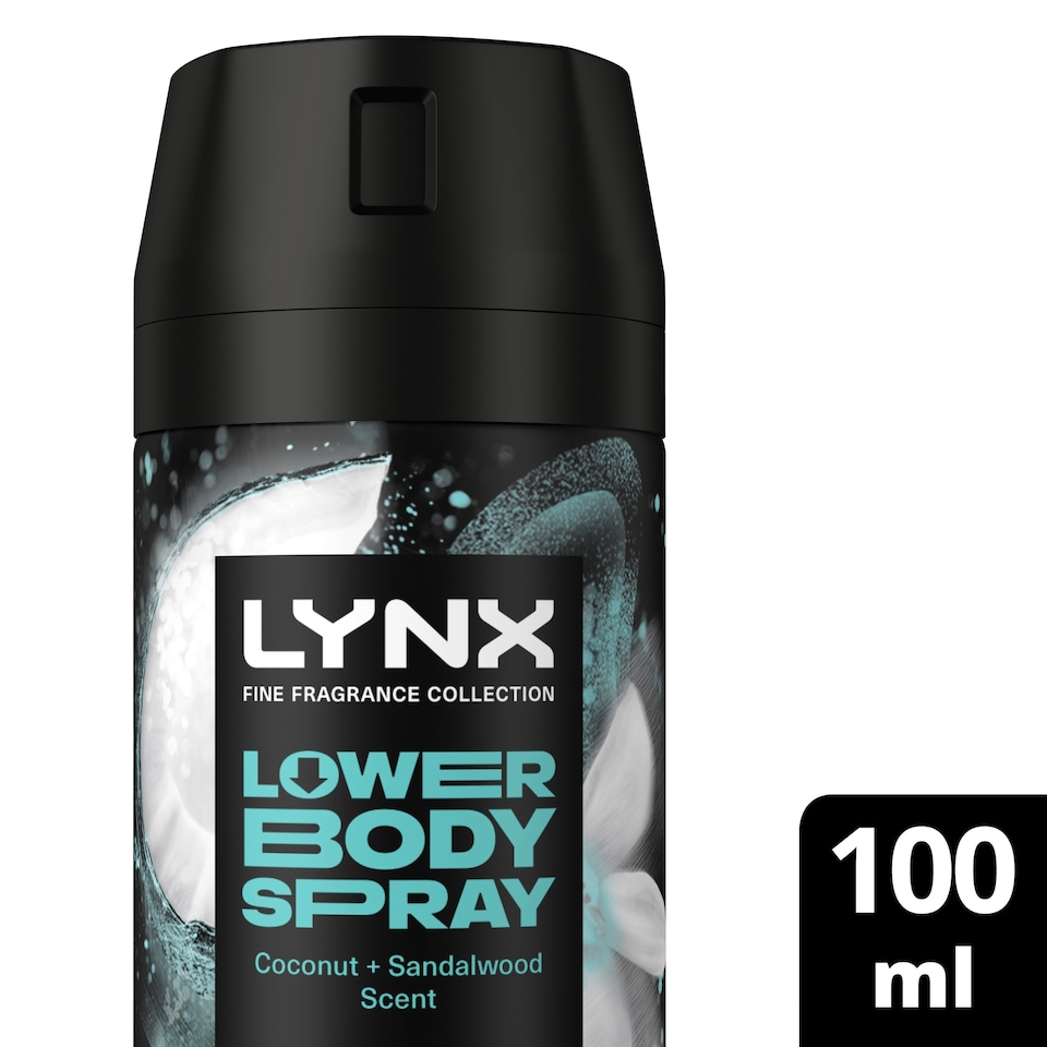 image 1 of Lynx Lower Body Spray Coconut & Sandalwood 100ml