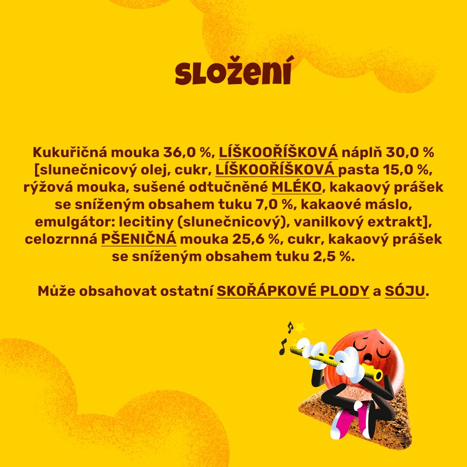 Obrázek 1 pro produkt Goodies polštářky s lískovo-oříškovou náplní 20g