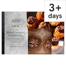 Tesco Finest Dine In Salted Caramel Profiteroles 6pk