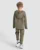 image 3 of F&F Active Boys Cotton Rich Co-ord Drawstring Joggers in Khaki