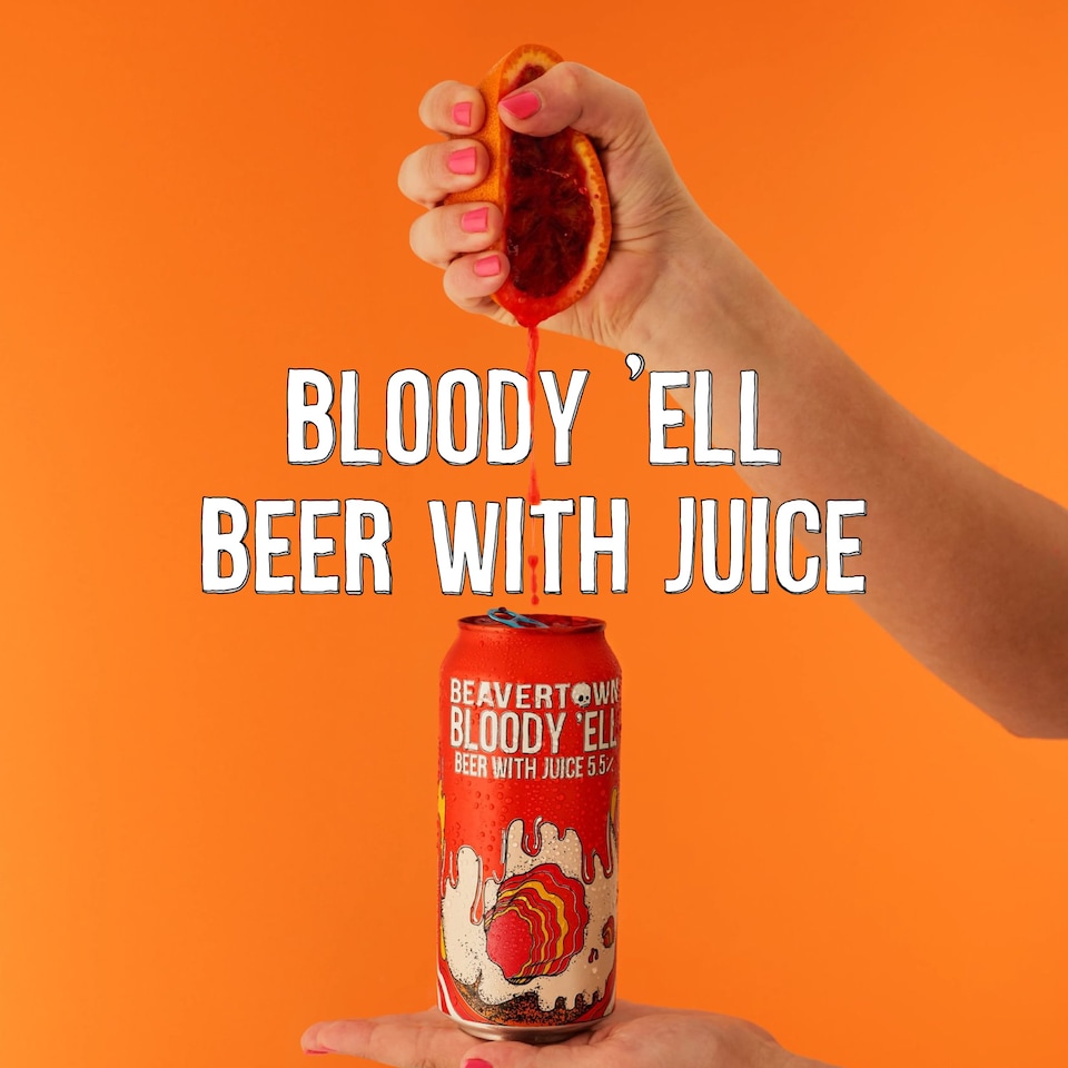 image 1 of Beavertown Bloody 'Ell Blood Orange IPA 440ml