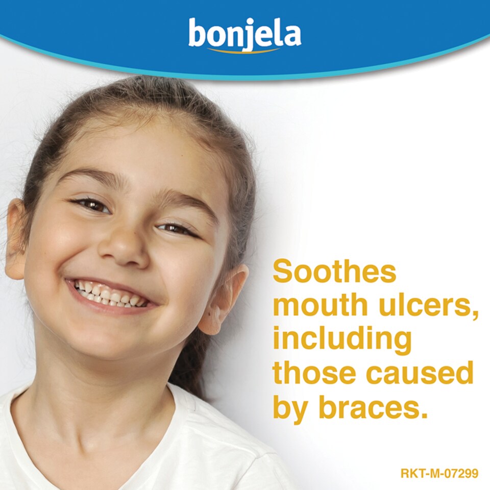 image 1 of Bonjela Junior Mouth Ulcer & Brace Irritation Gel - Banana 15g
