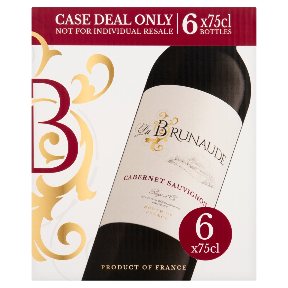 LA BRUNAUDE CABERNET SAUVIGNON CASE DEAL 6X75CL