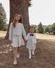 image 1 of F&F x Samantha Faiers 2-Piece Tweed Jacket and Skirt Set in Cream