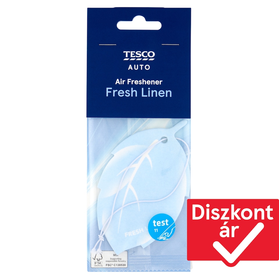 Tesco Auto Fresh Linen Car Air Freshener 1 pcs