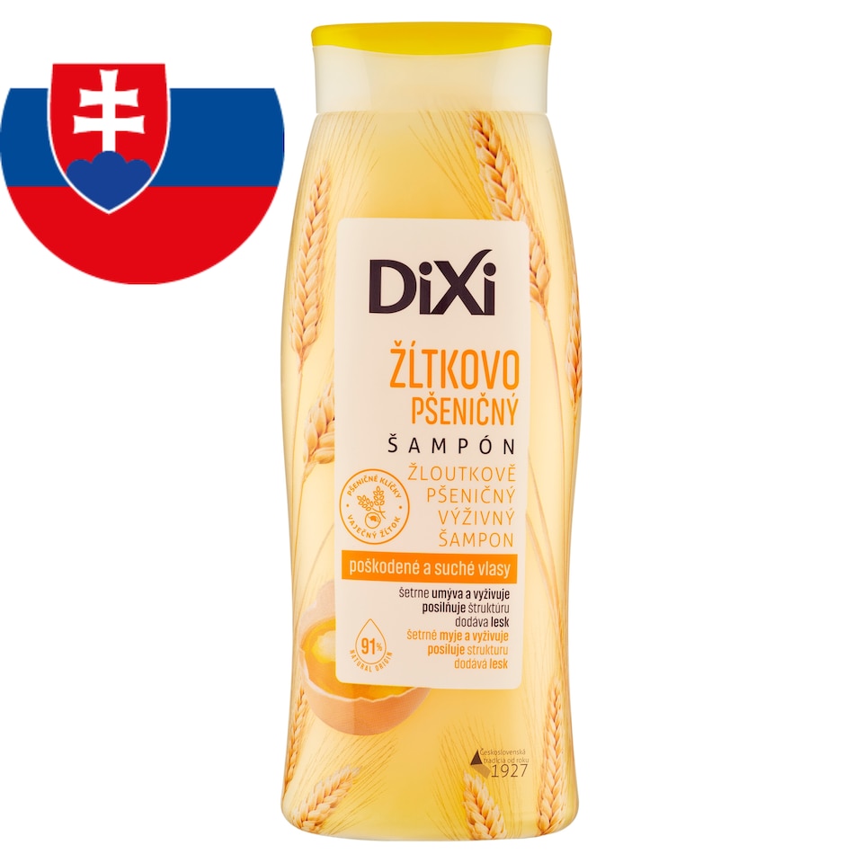 obrázok 1 z Dixi Žĺtkovo pšeničný výživný šampón 400 ml