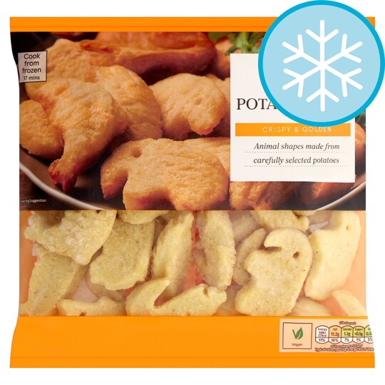 Tesco Animal Potato Shapes 500G Tesco Groceries