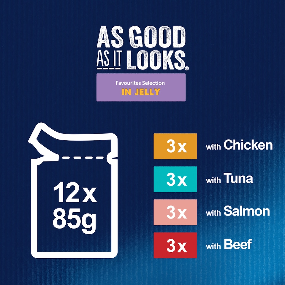 image 1 of Felix As Good As it Looks Favourites Selection Wet Cat Food 12x85g