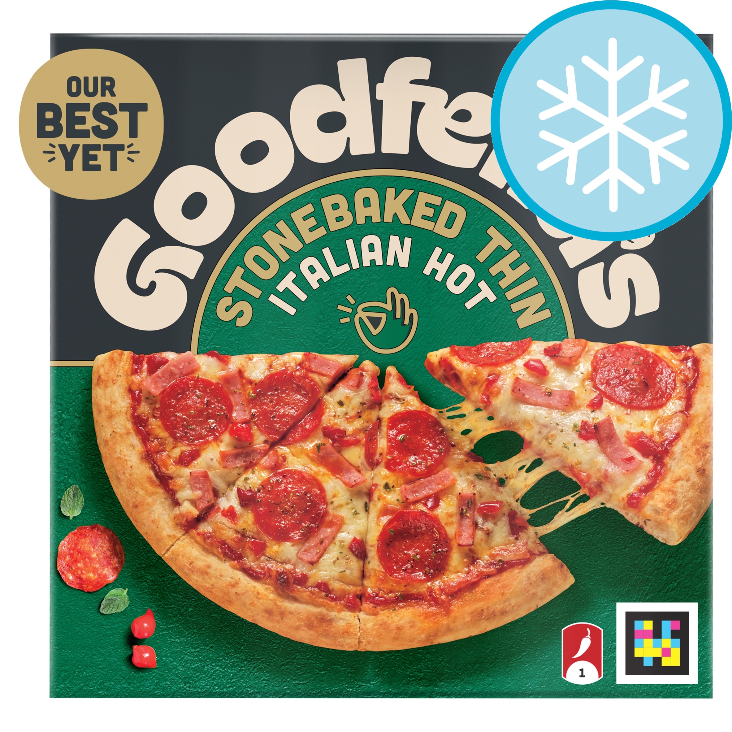 G/Fella's Stonebake Thin Italian Hot Pizza 353G