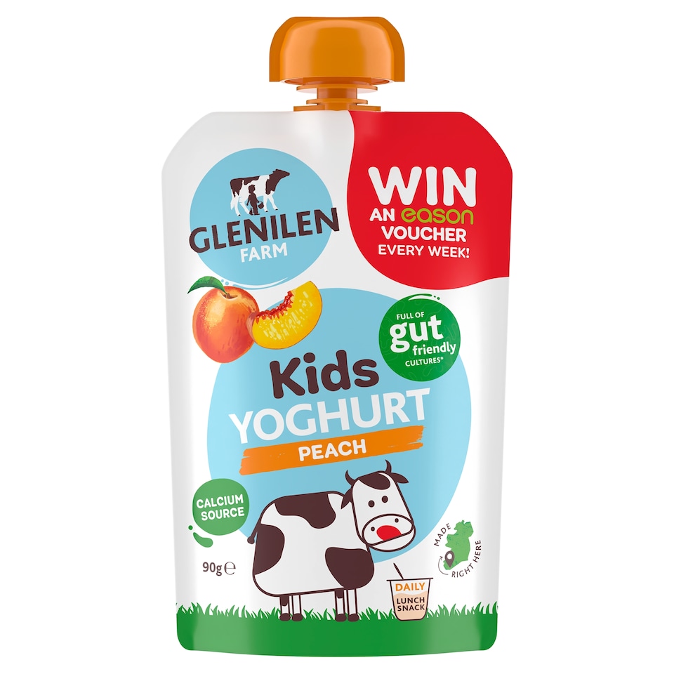 Glenilen Farm Kids Yoghurt Peach 90g