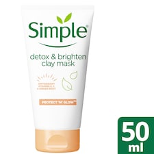 Simple Face Mask Detox & Brightening Clay Mask 50Ml