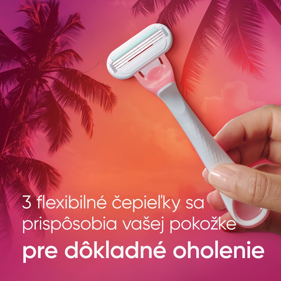 image 1 of Venus Smooth Miami Disposable Razors, Pack Of 3