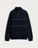 image 4 of F&F Cotton Rich Regular Fit Half Zip Co-ord Sweatshirt in Navy