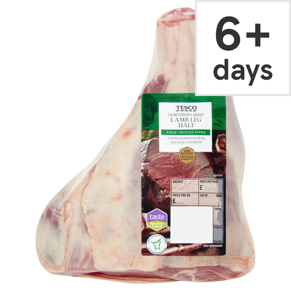 Tesco Northern Irish Lamb Leg Half 750g - 1.7Kg