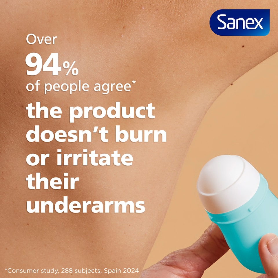 image 1 of Sanex Derma Care+ Active Freshness 72h Antiperspirant Roll-On Deodorant 50ml