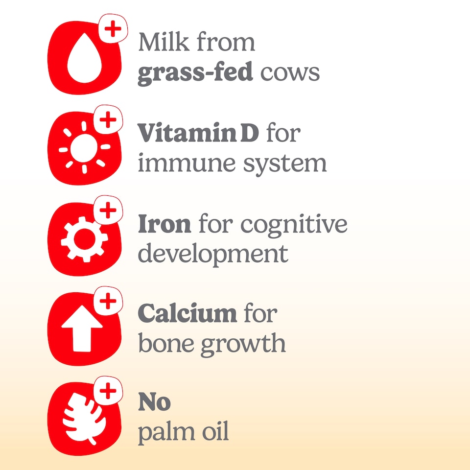 image 1 of Cow & Gate 2 Follow On Baby Milk Formula Liquid 6-12 Months 200ml