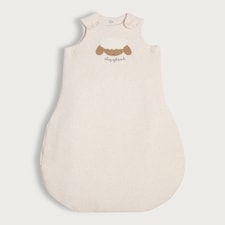 F&F Baby Cotton Rich Sleepyhead Sheep 2.5 Tog Sleep Bag in Neutral/Natural