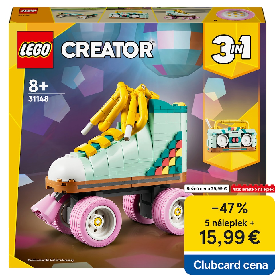 obrázok 1 z LEGO Creator 3 v 1 31148 Retro kolieskové korčule