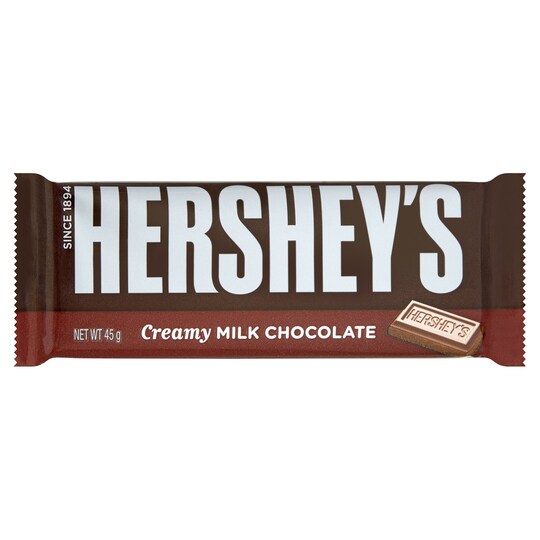 Hersheys Creamy Milk Chocolate Bar 45G